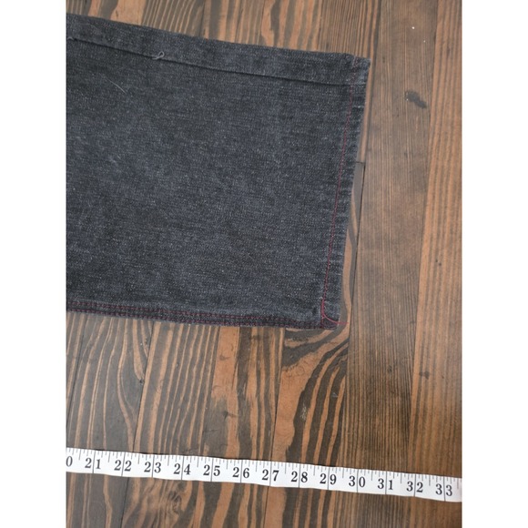 Red Ape Jeans Men's 40-42/29 Black Red Embroidered Y2K Hip Hop Streetwear Skater - Picture 9 of 11